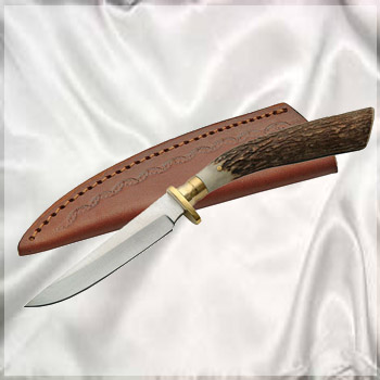 Stag Handle Steel Knife